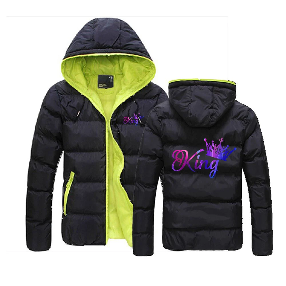 2024 Men New King Queen Lovers Couples Autumn and Winter Breathable Cotton Jacket Casual Hooded Solid Color Fashion Coat Tops
2024 Men New King Queen Lovers Couples Autumn and Winter Breathable Cotton Jacket Casual Hooded Solid Color Fashion Coat Tops