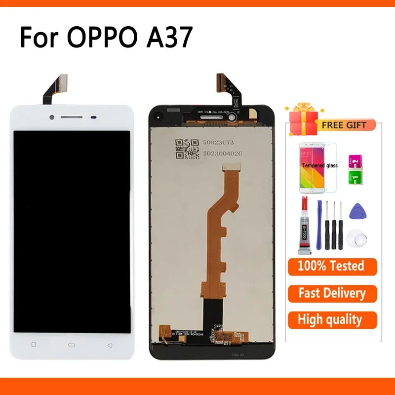 ЖК-дисплей для Oppo A37 сенсорный экран дигитайзер для Oppo A37f A37fw A37m экран в сборе Запасная часть
ЖК-дисплей для Oppo A37 сенсорный экран дигитайзер для Oppo A37f A37fw A37m экран в сборе Запасная часть