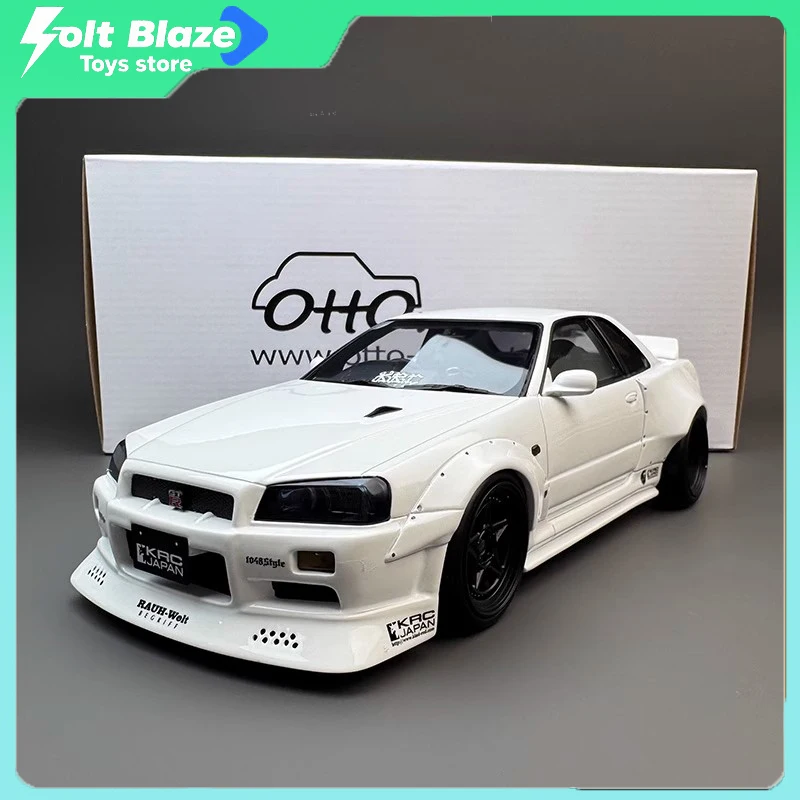 OTTO Nissan Skyline GT-R BNR34 1/18 KRC GT-R Модифицированная масштабная модель автомобиля из смолы Дисплей Модель моделирования Коллекция автомобилей Подарок
OTTO Nissan Skyline GT-R BNR34 1/18 KRC GT-R Модифицированная масштабная модель автомобиля из смолы Дисплей Модель моделирования Коллекция автомобилей Подарок