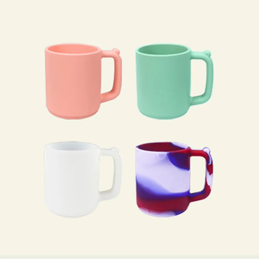 Силиконовая чашка для воды, чашка для молока, кофе, чая, зубная щетка, чашка для полоскания рта, прочная силиконовая чашка с ручкой, защита от падения
Силиконовая чашка для воды, чашка для молока, кофе, чая, зубная щетка, чашка для полоскания рта, прочная силиконовая чашка с ручкой, защита от падения