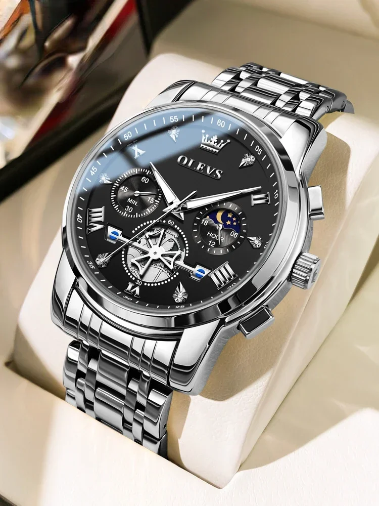 Men's genuine brand name mechanical watch automatic steel belt men's quartz watch waterproof student men's watch
Men's genuine brand name mechanical watch automatic steel belt men's quartz watch waterproof student men's watch