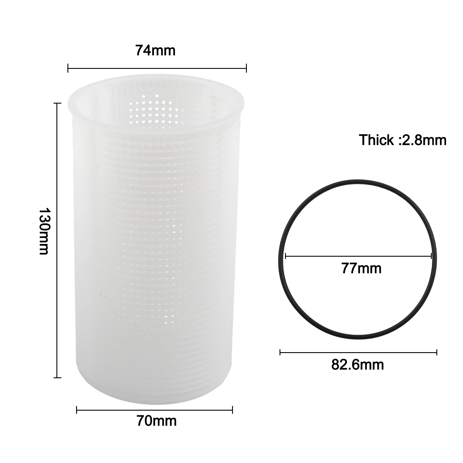 Replacement suction sieve with O ring for SPS25 For SPS50 For SPS75 For SPS100 pool pumps built for stable pre filter operation
Replacement suction sieve with O ring for SPS25 For SPS50 For SPS75 For SPS100 pool pumps built for stable pre filter operation