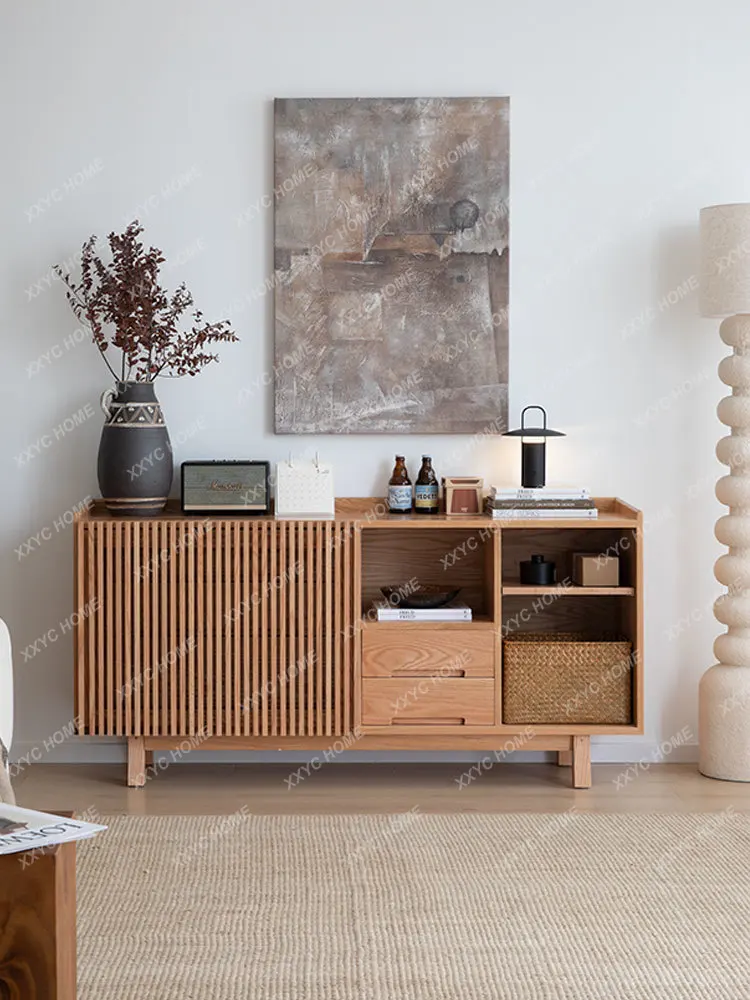 style solid wood dining side cabinet, log living room, tea storage, entrance storage cabinet
style solid wood dining side cabinet, log living room, tea storage, entrance storage cabinet