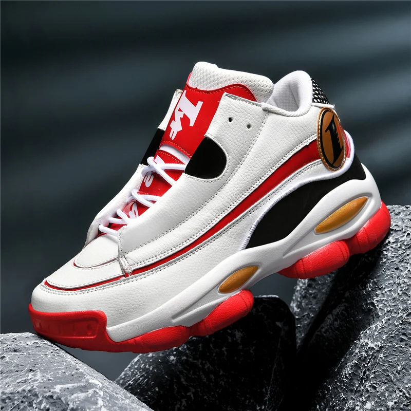 High Quality Men's Basketball Shoes Autumn Leather Sports Shoes Outdoor Platform Professional Basketball Boots Men Traning Shoes
High Quality Men's Basketball Shoes Autumn Leather Sports Shoes Outdoor Platform Professional Basketball Boots Men Traning Shoes