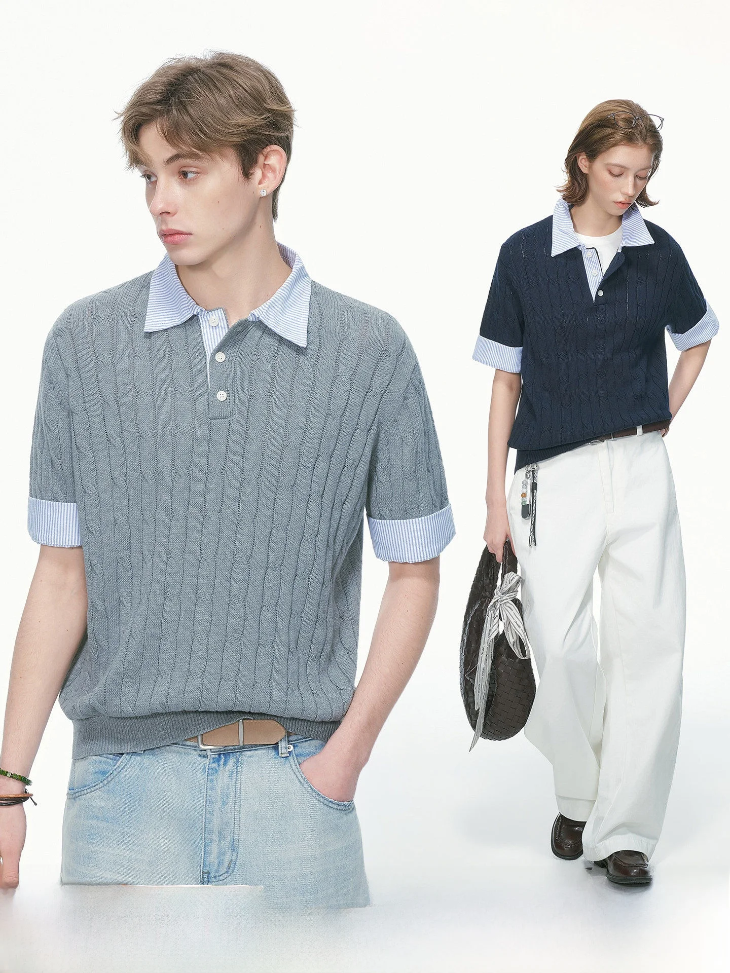 Dream Made Knitted Short Sleeve Shirt Couple T-shirts Men's Summer Breathable Cotton Blend Loose Fit CleanFit Style
Dream Made Knitted Short Sleeve Shirt Couple T-shirts Men's Summer Breathable Cotton Blend Loose Fit CleanFit Style