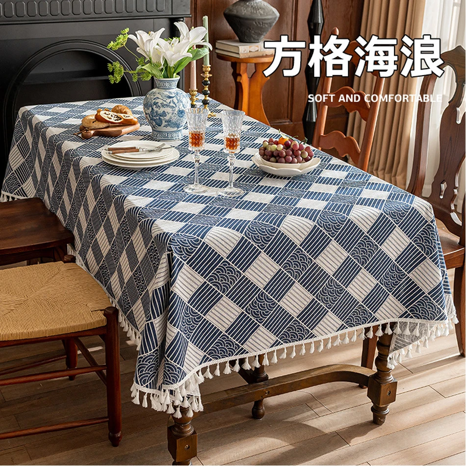 Polyester Linen Tassels Edge Tablecloth, Rectangular Dust-Proof Table Cover,for Kitchen Dinning Coffee Table Home Decor
Polyester Linen Tassels Edge Tablecloth, Rectangular Dust-Proof Table Cover,for Kitchen Dinning Coffee Table Home Decor