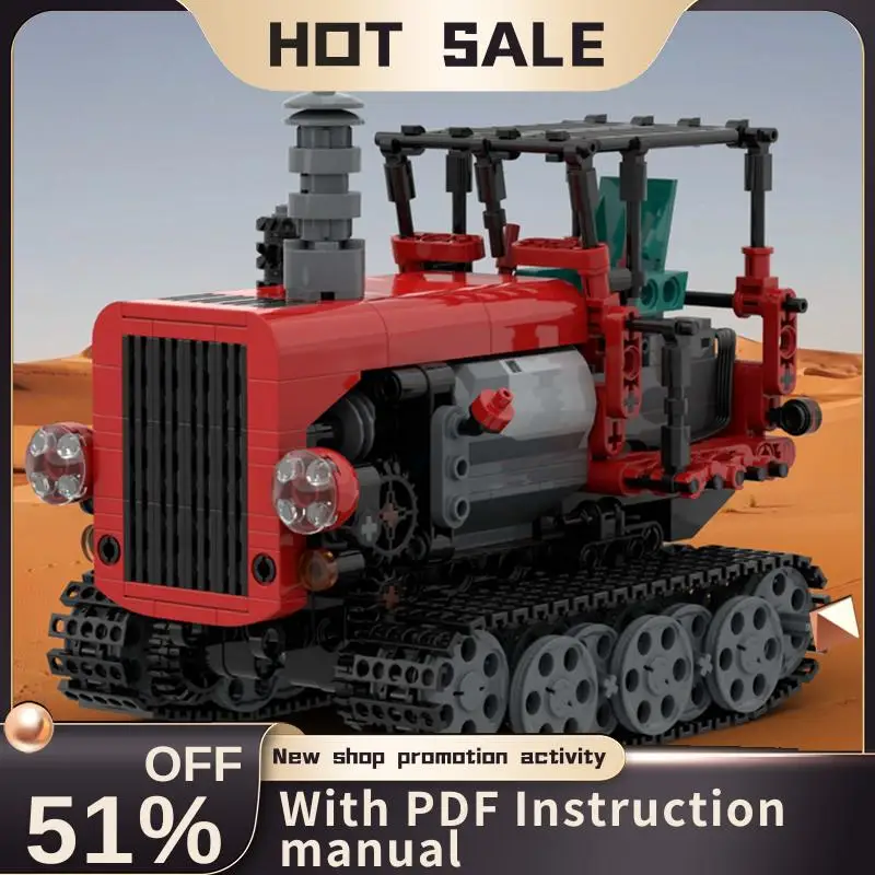 New 539Pcs Moc Tractor Caterpillared Trailer Model Diy Creative Ideas Bricks Toy Birthday Gift Technology Building Blocks
New 539Pcs Moc Tractor Caterpillared Trailer Model Diy Creative Ideas Bricks Toy Birthday Gift Technology Building Blocks