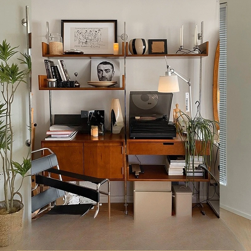 Nordic wall bookshelf shelf adjustment baffle suspension storage wall
Nordic wall bookshelf shelf adjustment baffle suspension storage wall