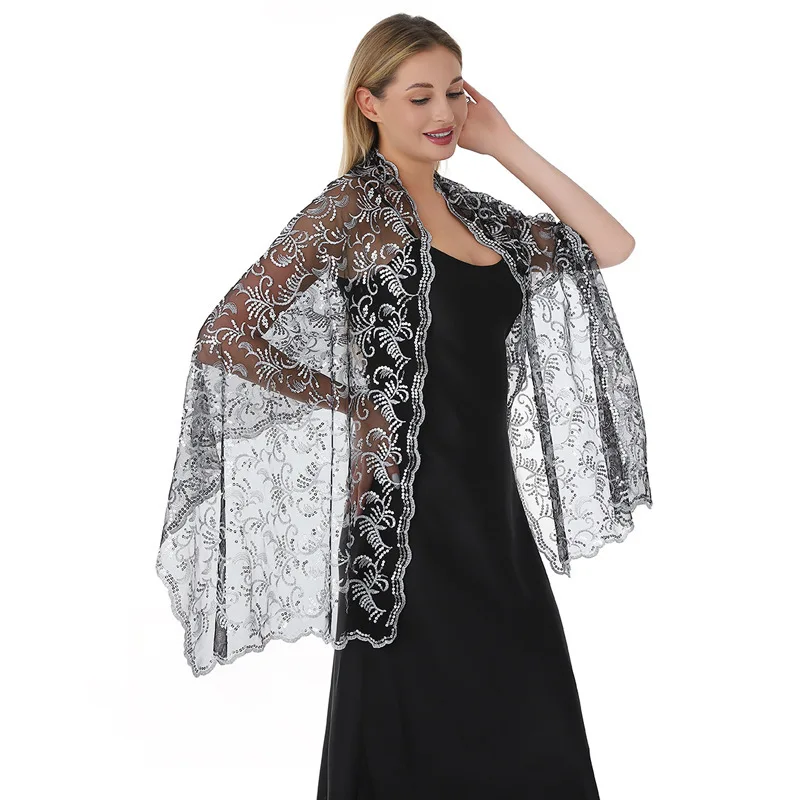 Хорошие товары, элегантная шаль с вышивкой пайетками и хвостом Феникса, платье подружки невесты, Cheongsam, танцевальная вечеринка, женская шаль 
Хорошие товары, элегантная шаль с вышивкой пайетками и хвостом Феникса, платье подружки невесты, Cheongsam, танцевальная вечеринка, женская шаль