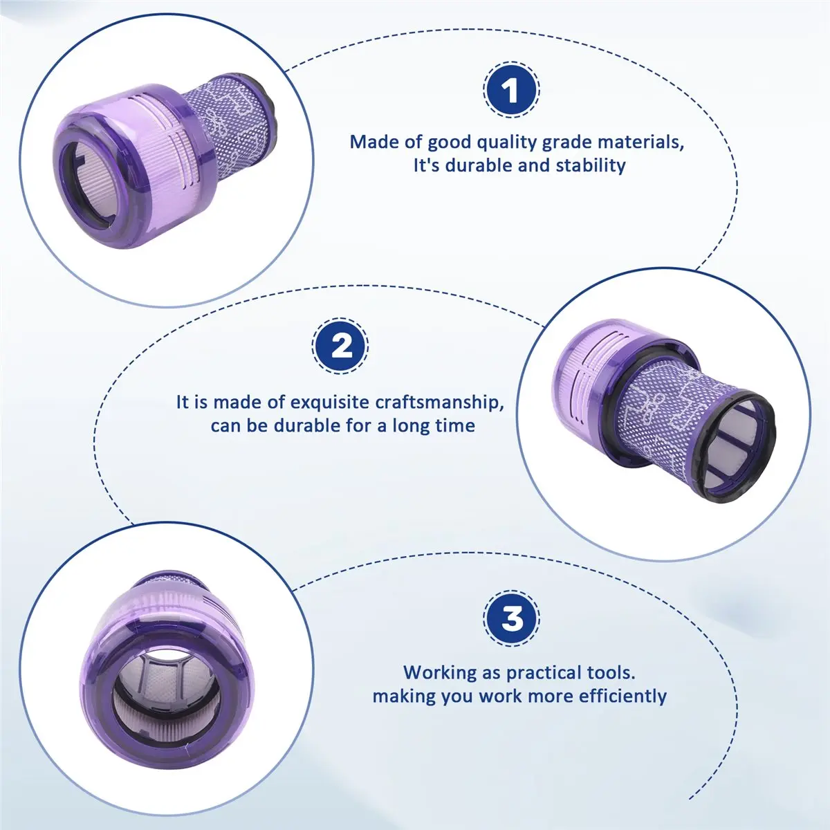 goodok For Dyson V12 Detect Slim Roller Brushes, Vacuum Cleaner Roll Floor Nozzle Accessories with HEPA Filter
goodok For Dyson V12 Detect Slim Roller Brushes, Vacuum Cleaner Roll Floor Nozzle Accessories with HEPA Filter