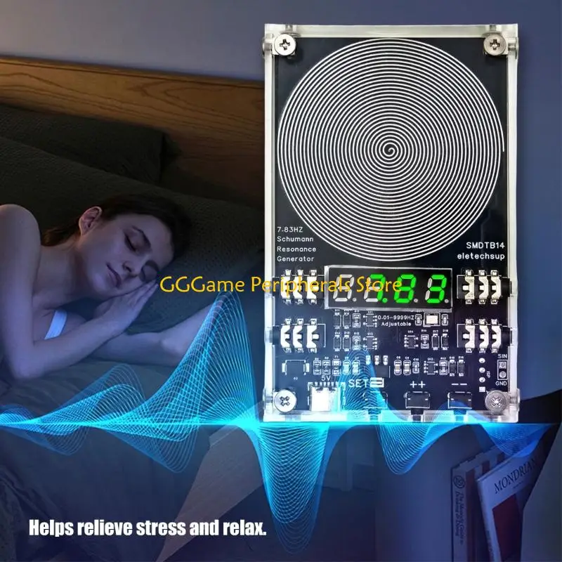 U55B 7.83Hz Schumann Waves Resonance Generator Low Frequency Resonator for Improving Sleep
U55B 7.83Hz Schumann Waves Resonance Generator Low Frequency Resonator for Improving Sleep