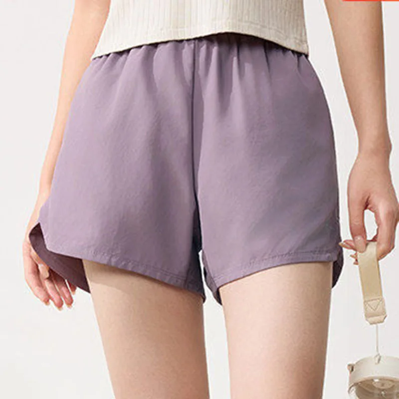 Women Sports Shorts Elastic Waist Design Letter Print Side Pockets Loose Breathable Solid Color Classic Versatile Fitness Shorts
Women Sports Shorts Elastic Waist Design Letter Print Side Pockets Loose Breathable Solid Color Classic Versatile Fitness Shorts
