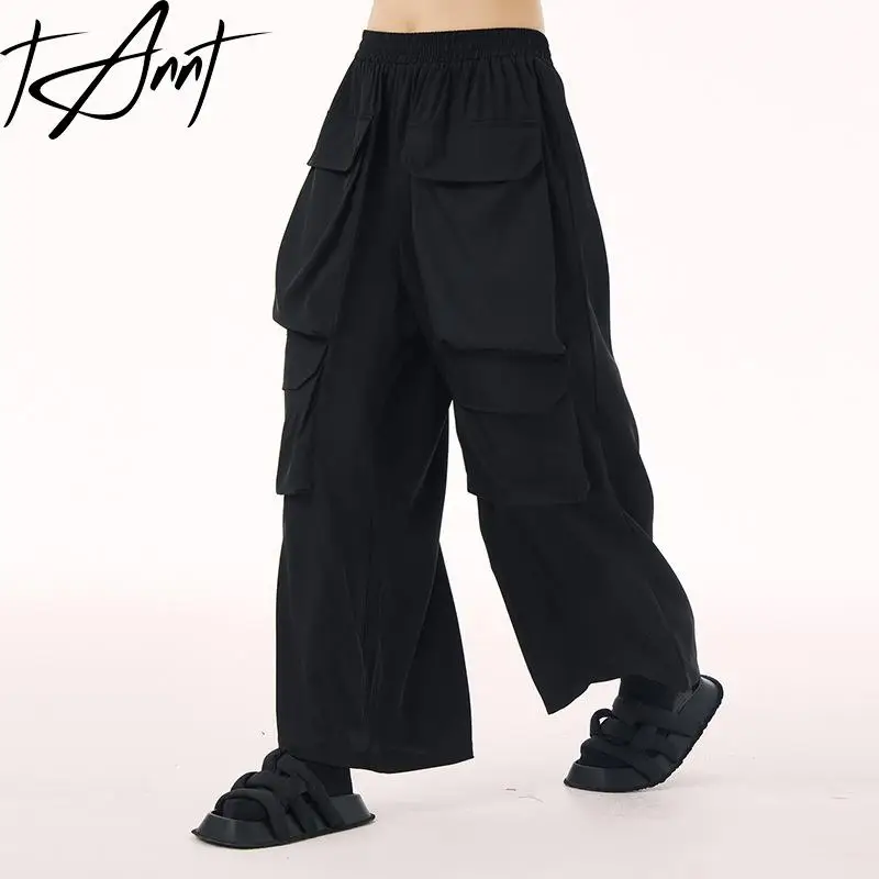 Tannt Women Pant 2025 New Patchwork Fashion Black Wide Leg Pants For Women High-waisted Casual Long Trousers Woman
Tannt Women Pant 2025 New Patchwork Fashion Black Wide Leg Pants For Women High-waisted Casual Long Trousers Woman