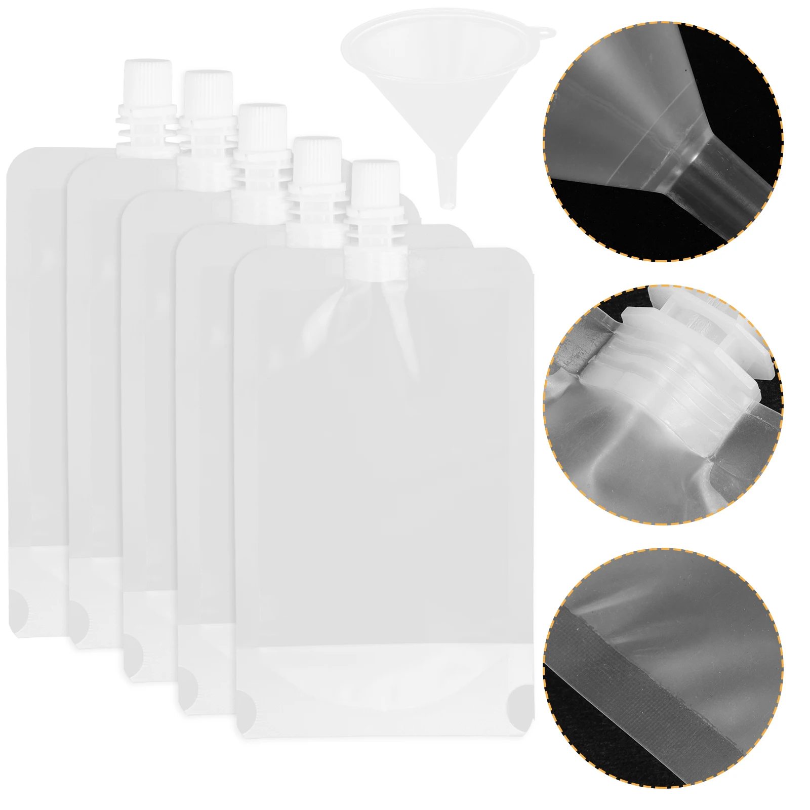1 set Beverage Packaging Bags 250ml Transparent Leak Proof Drink Containers Plastic Drink Pouches Flask For Travel Camping Juice
1 set Beverage Packaging Bags 250ml Transparent Leak Proof Drink Containers Plastic Drink Pouches Flask For Travel Camping Juice