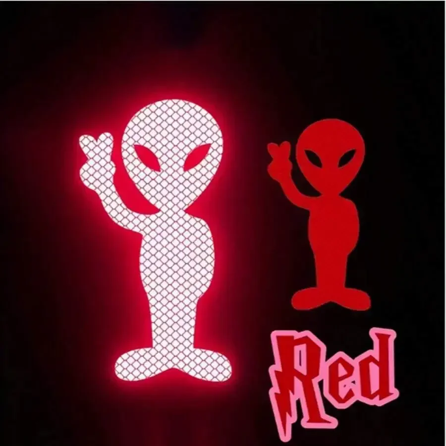 Alien Peace Sign High Reflective Sticker For Car Windows Bumpers Helmets Motorcycles
Alien Peace Sign High Reflective Sticker For Car Windows Bumpers Helmets Motorcycles