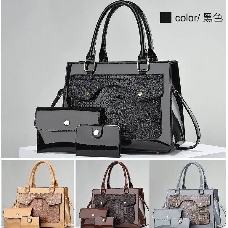 New Trend Ladies Shoulder Bag Fashion Three-piece Set Women's Bag Versatile Ladies Square Crossbody Bag Women's Shopping Bags
New Trend Ladies Shoulder Bag Fashion Three-piece Set Women's Bag Versatile Ladies Square Crossbody Bag Women's Shopping Bags