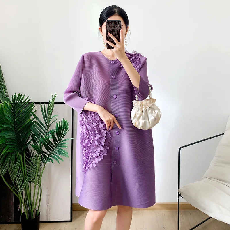 Factory Quality Fast Delivery Miyake Pleated Dresses Summer Large Size Elegant Women Dress
Factory Quality Fast Delivery Miyake Pleated Dresses Summer Large Size Elegant Women Dress