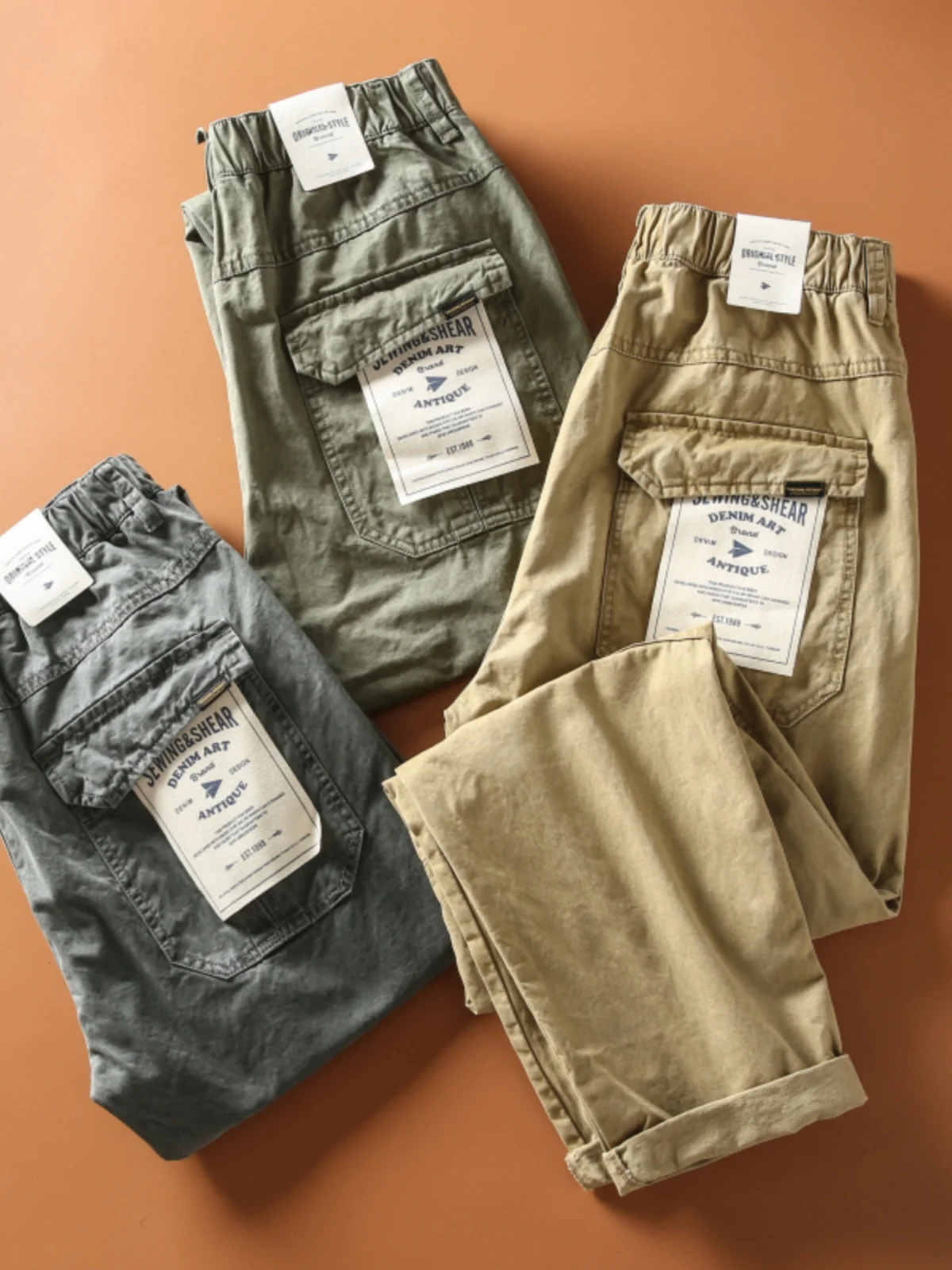 Retro Waed American Casual Pure Cotton Men's Loose Straight Leg Workwear Long Pants Spring Autumn New Arrival
Retro Waed American Casual Pure Cotton Men's Loose Straight Leg Workwear Long Pants Spring Autumn New Arrival