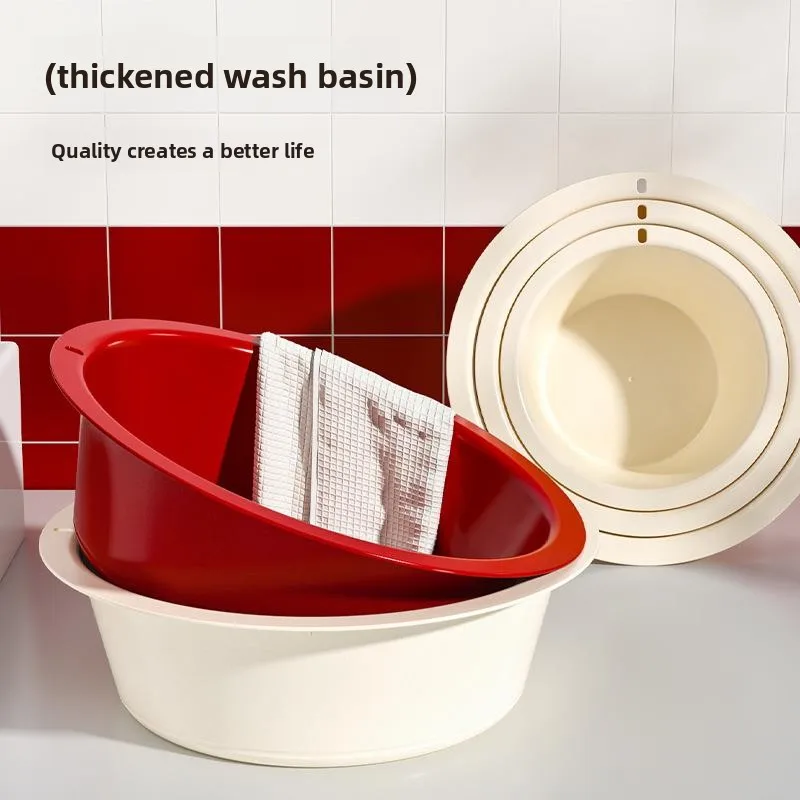 Большой пластиковый таз для умывания, для домашнего использования, для студенческих общежитий, для стирки, для мытья ног, красный таз для переезда, инструмент для уборки дома
Большой пластиковый таз для умывания, для домашнего использования, для студенческих общежитий, для стирки, для мытья ног, красный таз для переезда, инструмент для уборки дома