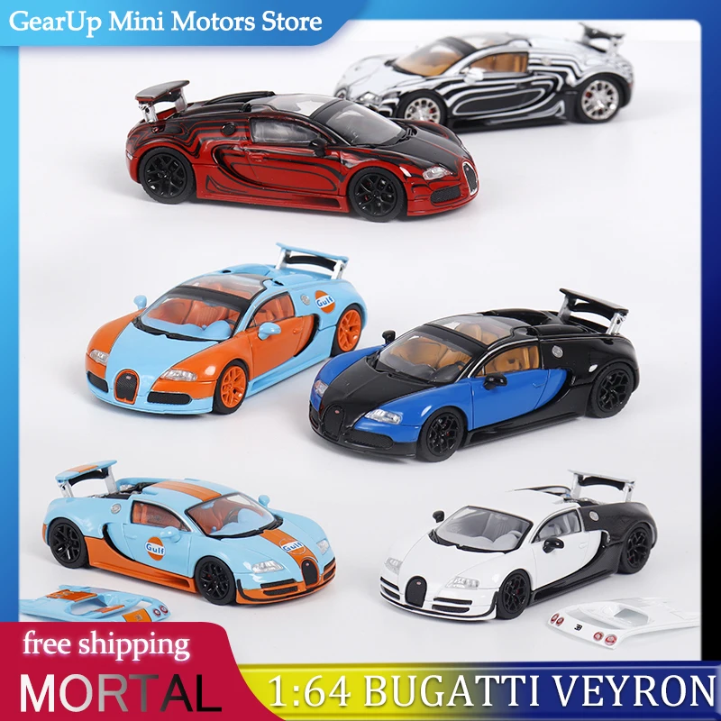 Mortal 1:64 Bugatti Veyron, ограниченная серия, литая под давлением модель из сплава, HEC Show Version Gulf Livery, открывающийся дизайн капюшона, Коллекционная игрушка
Mortal 1:64 Bugatti Veyron, ограниченная серия, литая под давлением модель из сплава, HEC Show Version Gulf Livery, открывающийся дизайн капюшона, Коллекционная игрушка