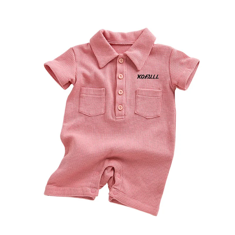 KOFULL Baby 1 Pack Cotton Romper Outfits Infant Short Sleeve Infant and Toddler One Piece Clothing
KOFULL Baby 1 Pack Cotton Romper Outfits Infant Short Sleeve Infant and Toddler One Piece Clothing