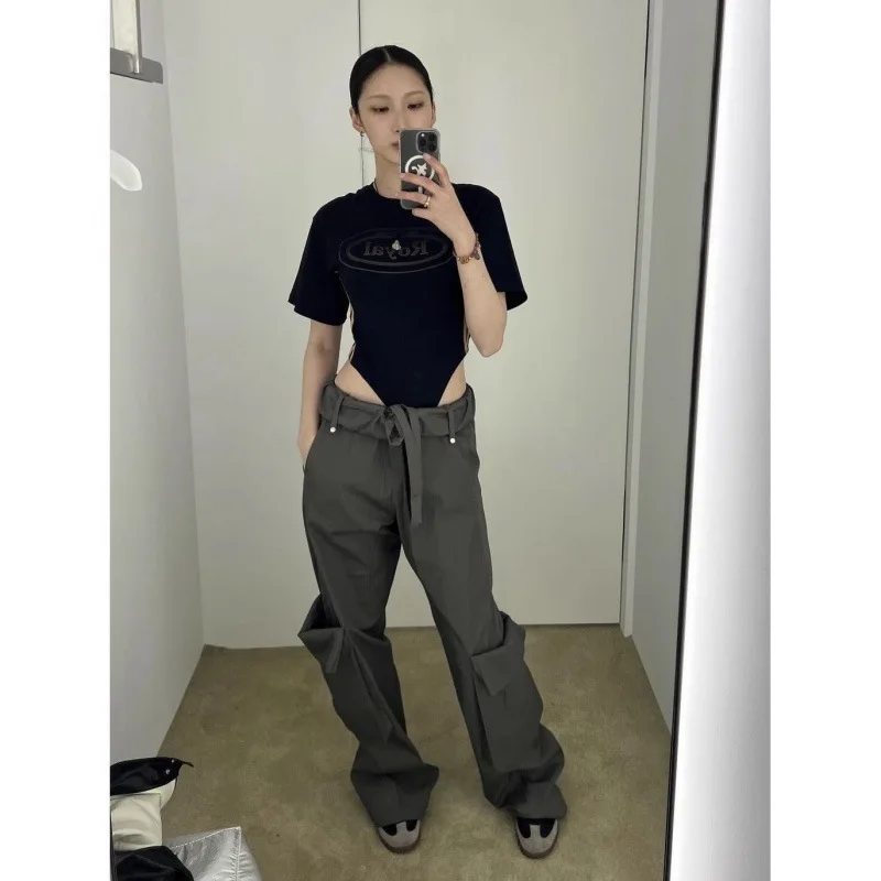 Low Waist Loose Women's Workwear Trousers Spring New Arrival Big kets Commute Sle Cotton Jeans Fem Faion Trend
Low Waist Loose Women's Workwear Trousers Spring New Arrival Big kets Commute Sle Cotton Jeans Fem Faion Trend