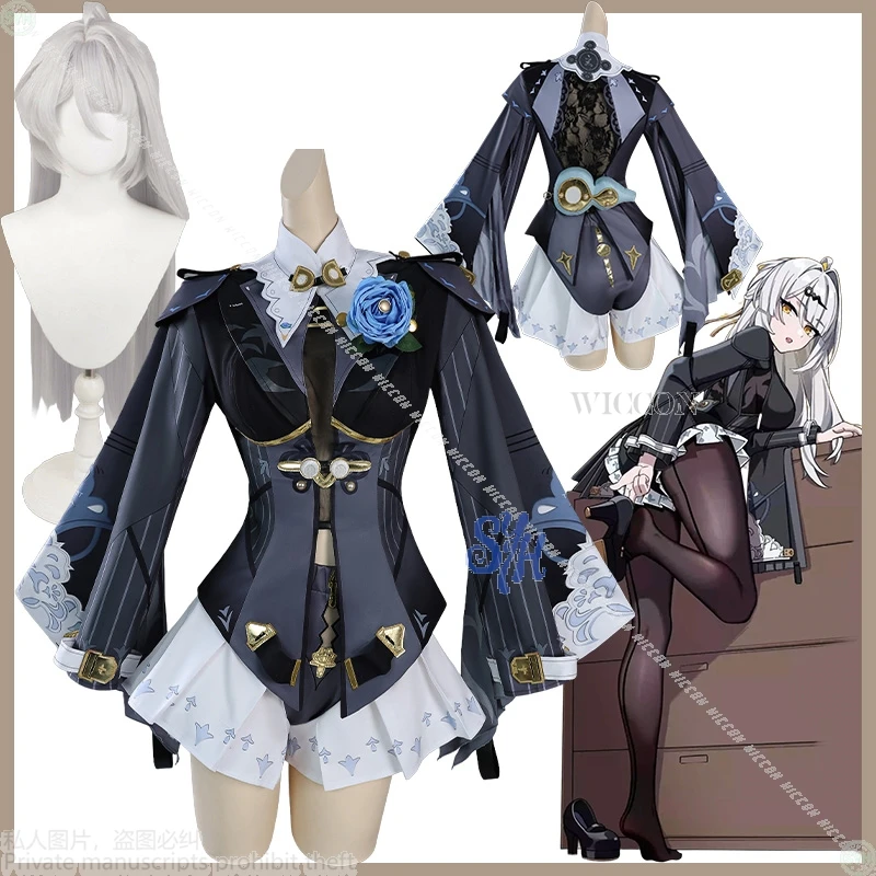Yixuan Zenless Zone Zero Косплей Костюм Черная Готическая Юбка Сексуальный Глубокий V Комбинезон Джирай Ка Лолита Костюм Для Хэллоуина
Yixuan Zenless Zone Zero Косплей Костюм Черная Готическая Юбка Сексуальный Глубокий V Комбинезон Джирай Ка Лолита Костюм Для Хэллоуина