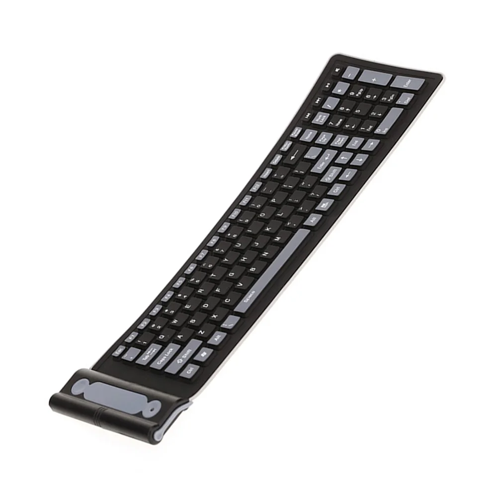 2.4G 107 Key USB Wireless Keyboard Supports Flexible Foldable Silicone Waterproof without (Black)
2.4G 107 Key USB Wireless Keyboard Supports Flexible Foldable Silicone Waterproof without (Black)