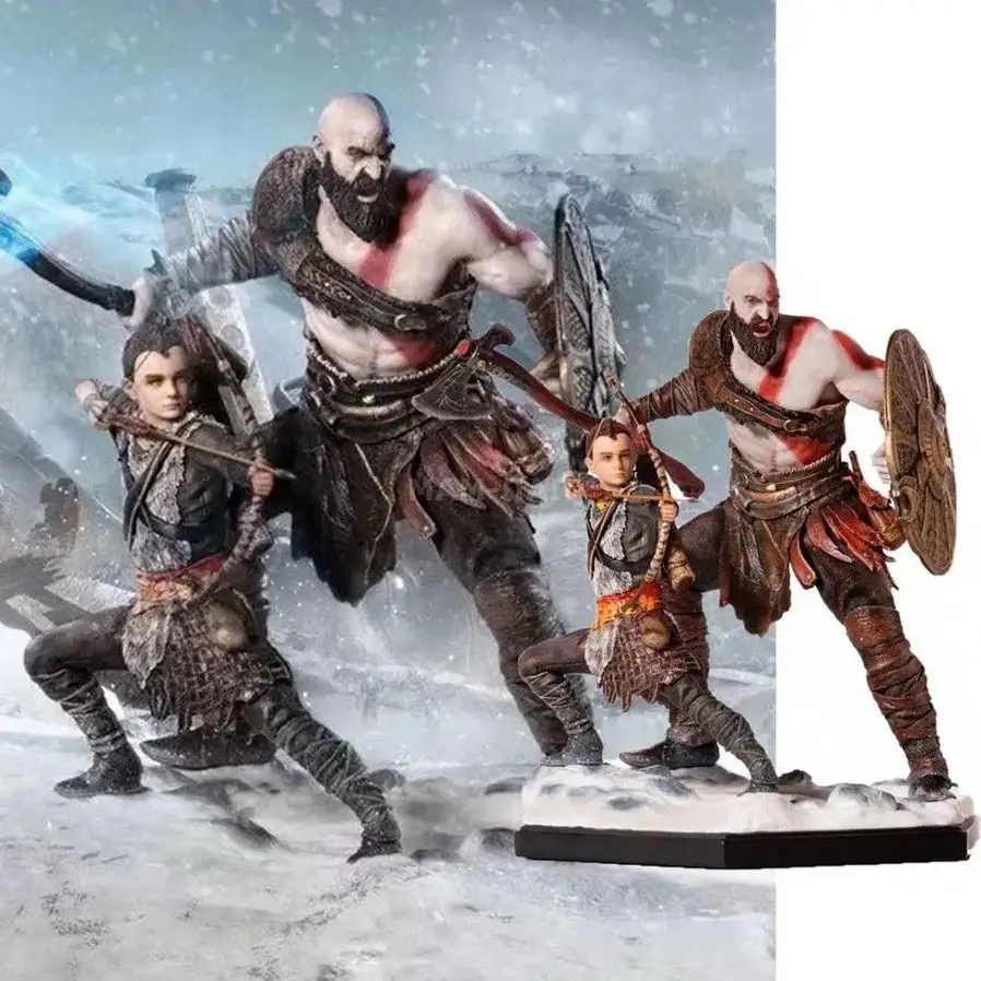 God of War Kratos & Atreus 1/10 Deluxe Art Scale Collection Figure Figurine Model Statue
God of War Kratos & Atreus 1/10 Deluxe Art Scale Collection Figure Figurine Model Statue