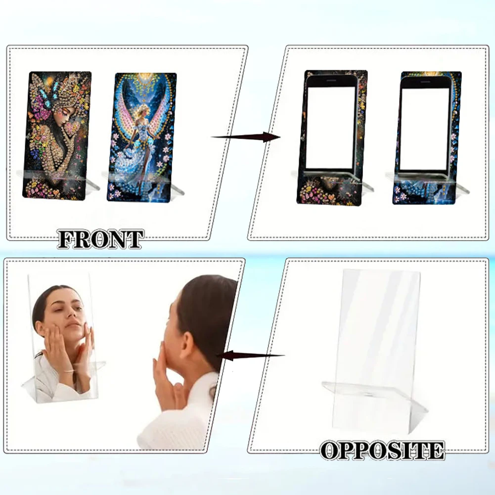 2Pcs Acrylic DIY Animals Flower Rhinestone Phone Mount 5D Diamonds Phone Stand Smartphone Support for Adults Beginners
2Pcs Acrylic DIY Animals Flower Rhinestone Phone Mount 5D Diamonds Phone Stand Smartphone Support for Adults Beginners