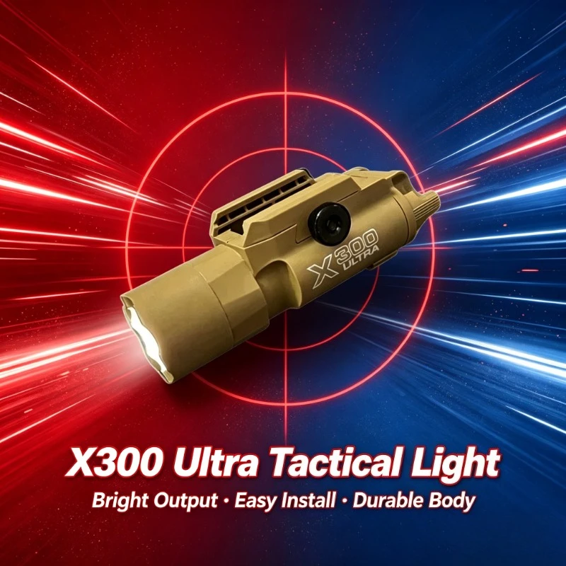 2026 New Upgrade X300 Multi-functional LED Flashlight 20mm Rail Airsoft Toy Gun Outdoor Gift for Kids
2026 New Upgrade X300 Multi-functional LED Flashlight 20mm Rail Airsoft Toy Gun Outdoor Gift for Kids