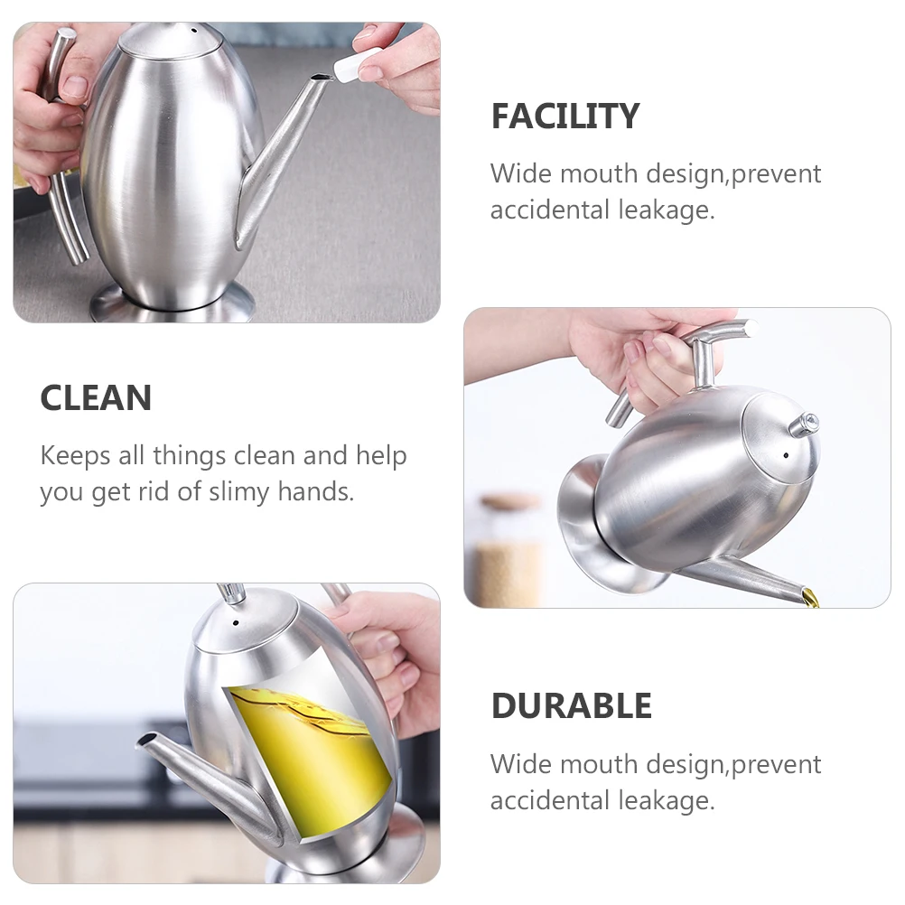 Stainless Steel Oil Pot Grease Strainer Metal Container Cooking Dispenser Can Containing Storage Kettle
Stainless Steel Oil Pot Grease Strainer Metal Container Cooking Dispenser Can Containing Storage Kettle