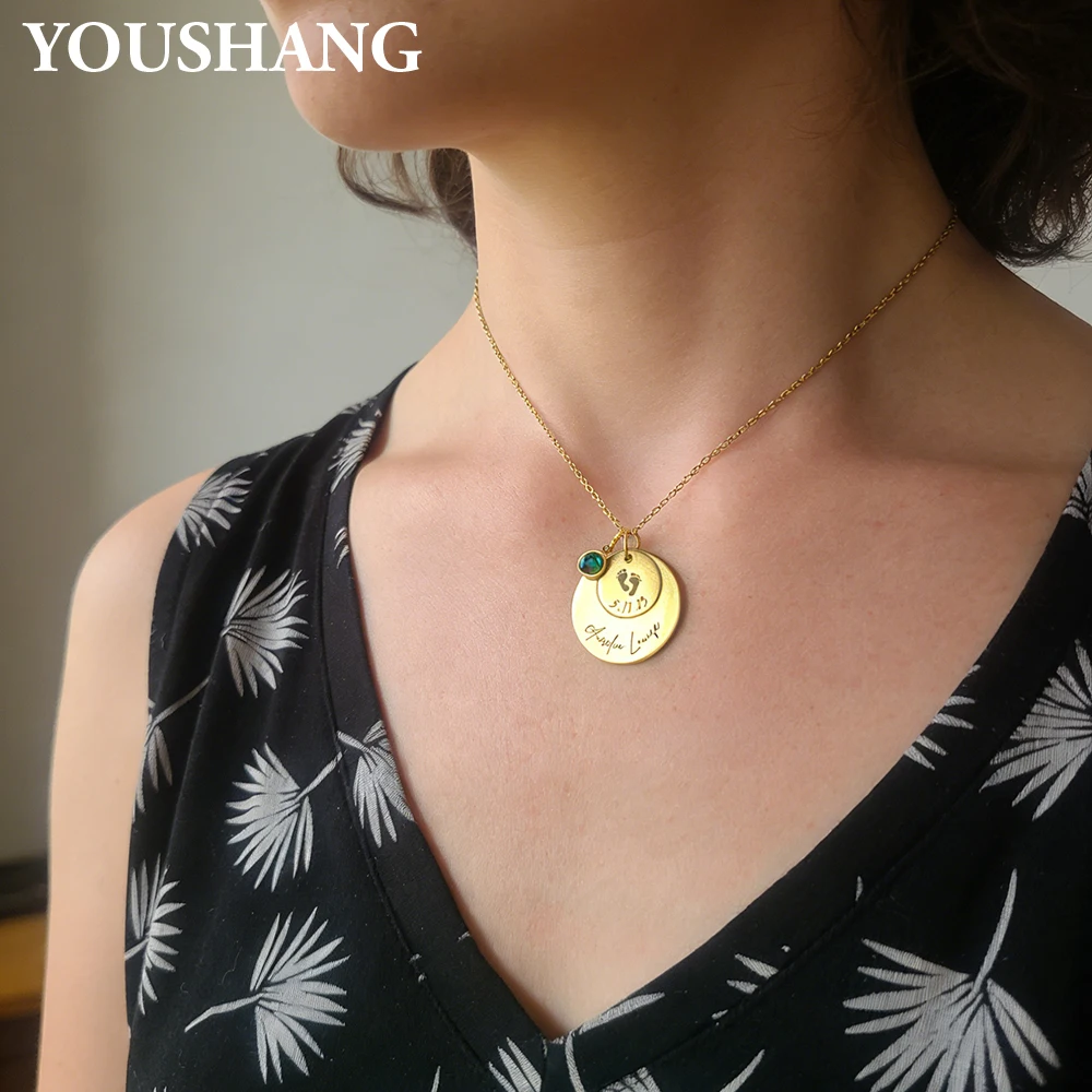 Custom New Mom Necklace with Name & Birthstone - Personalized Mother Gift Jewelry for Baby Shower Birthday.
Custom New Mom Necklace with Name & Birthstone - Personalized Mother Gift Jewelry for Baby Shower Birthday.