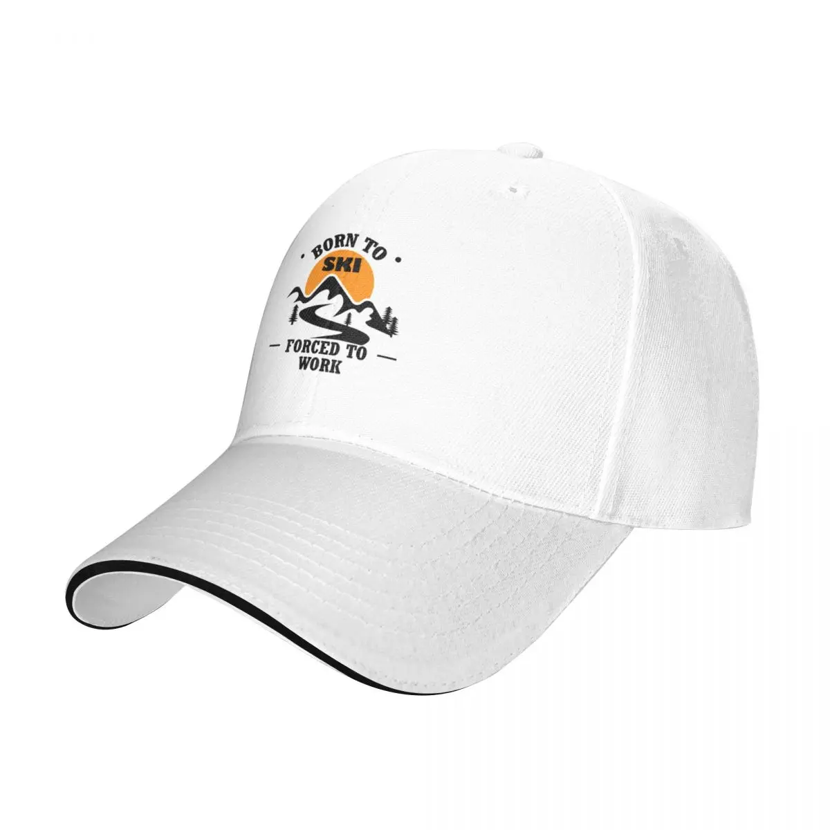 Born To Ski Forced To Work Baseball Cap Sun Hat For Children Sunscreen Hats Woman Men's
Born To Ski Forced To Work Baseball Cap Sun Hat For Children Sunscreen Hats Woman Men's