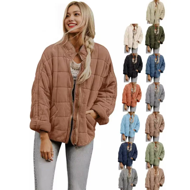 wishSolid Color Stand-up Collar Cotton-Padded Coat Coat2025New Loose Pockets Long Sleeve Top Women
wishSolid Color Stand-up Collar Cotton-Padded Coat Coat2025New Loose Pockets Long Sleeve Top Women