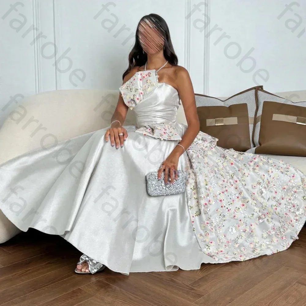Customized Prom Gown Formal Evening Dress Halter A-line Floor Length Applique Skirts Bespoke Occasion Dresses Saudi Arabia Women
Customized Prom Gown Formal Evening Dress Halter A-line Floor Length Applique Skirts Bespoke Occasion Dresses Saudi Arabia Women