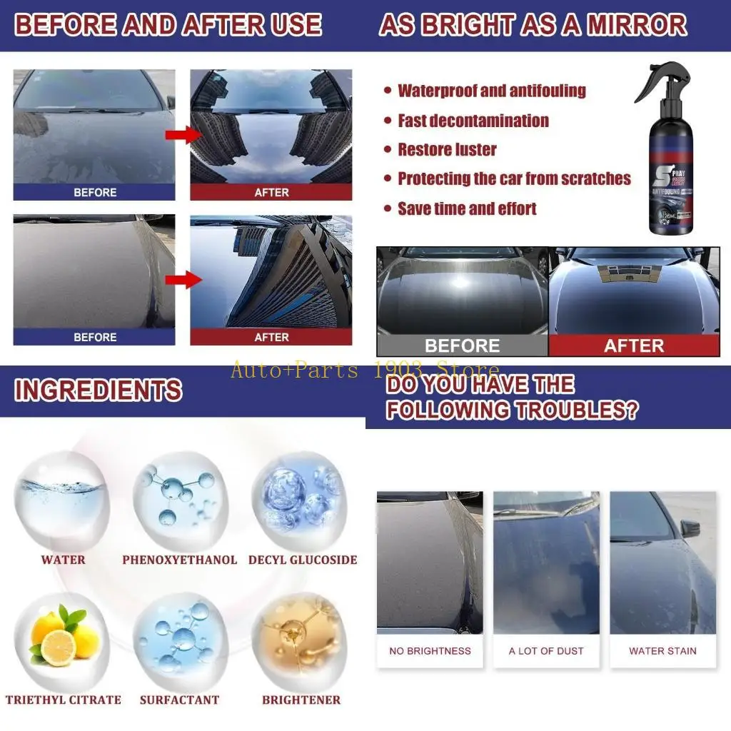 E21C Car Coating Agent 120ml Coating Agent Auto Coating Renewal Agent for Car Cleaning Polishing and Scratch Repairing
E21C Car Coating Agent 120ml Coating Agent Auto Coating Renewal Agent for Car Cleaning Polishing and Scratch Repairing
