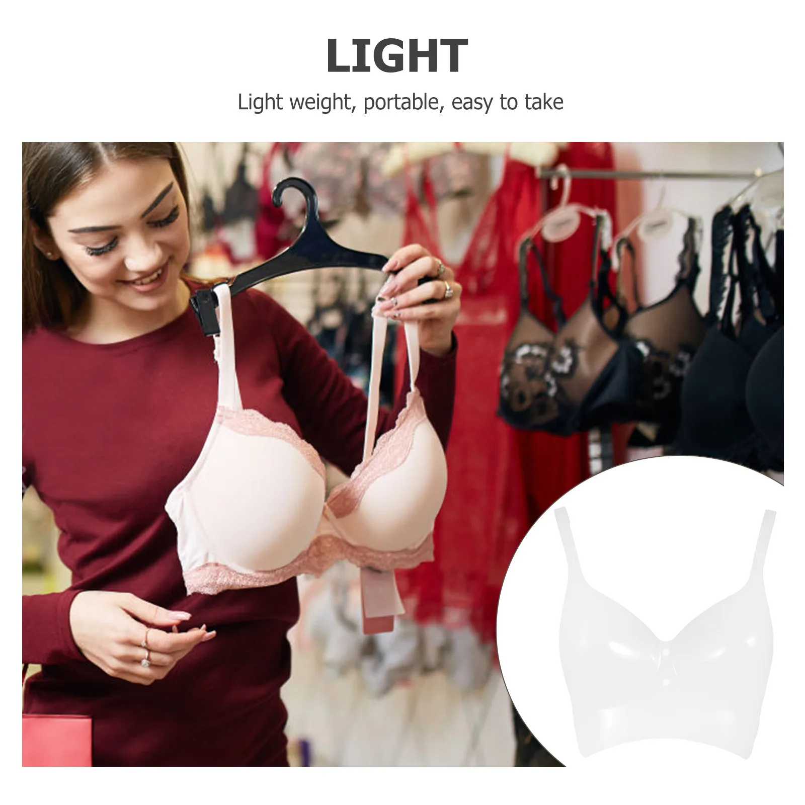 1 Piece Female Underwear Display Mannequin Sturdy Bra Mannequin for Clothes Shop Personal Use Portable Bra Display Holder
1 Piece Female Underwear Display Mannequin Sturdy Bra Mannequin for Clothes Shop Personal Use Portable Bra Display Holder