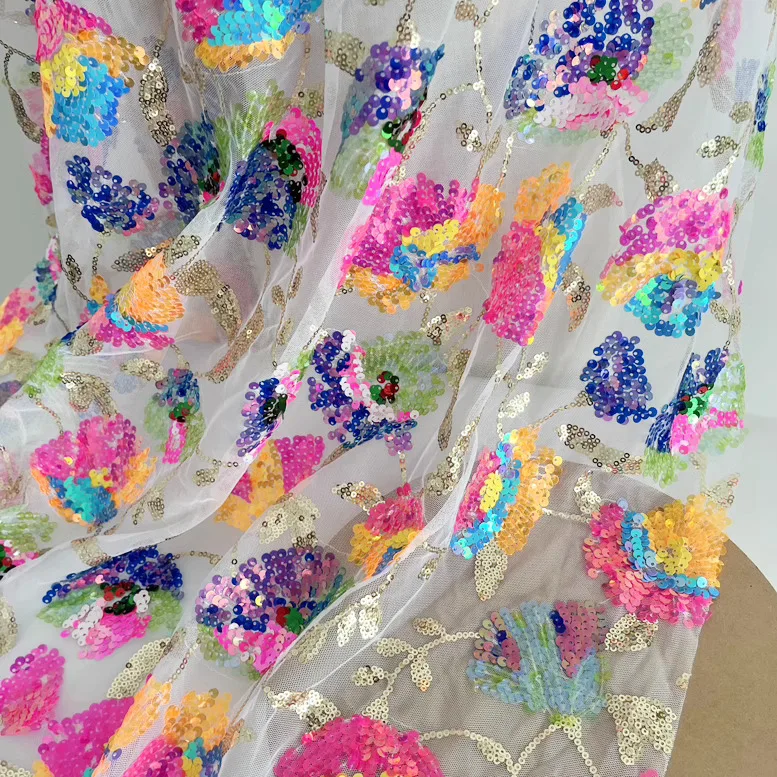 1 ярд 3D красочные цветочные бусины с блестками телес белая сетчатая ткань, аксессуары для свадебного платья Cheongsam ткань для шитья
1 ярд 3D красочные цветочные бусины с блестками телес белая сетчатая ткань, аксессуары для свадебного платья Cheongsam ткань для шитья