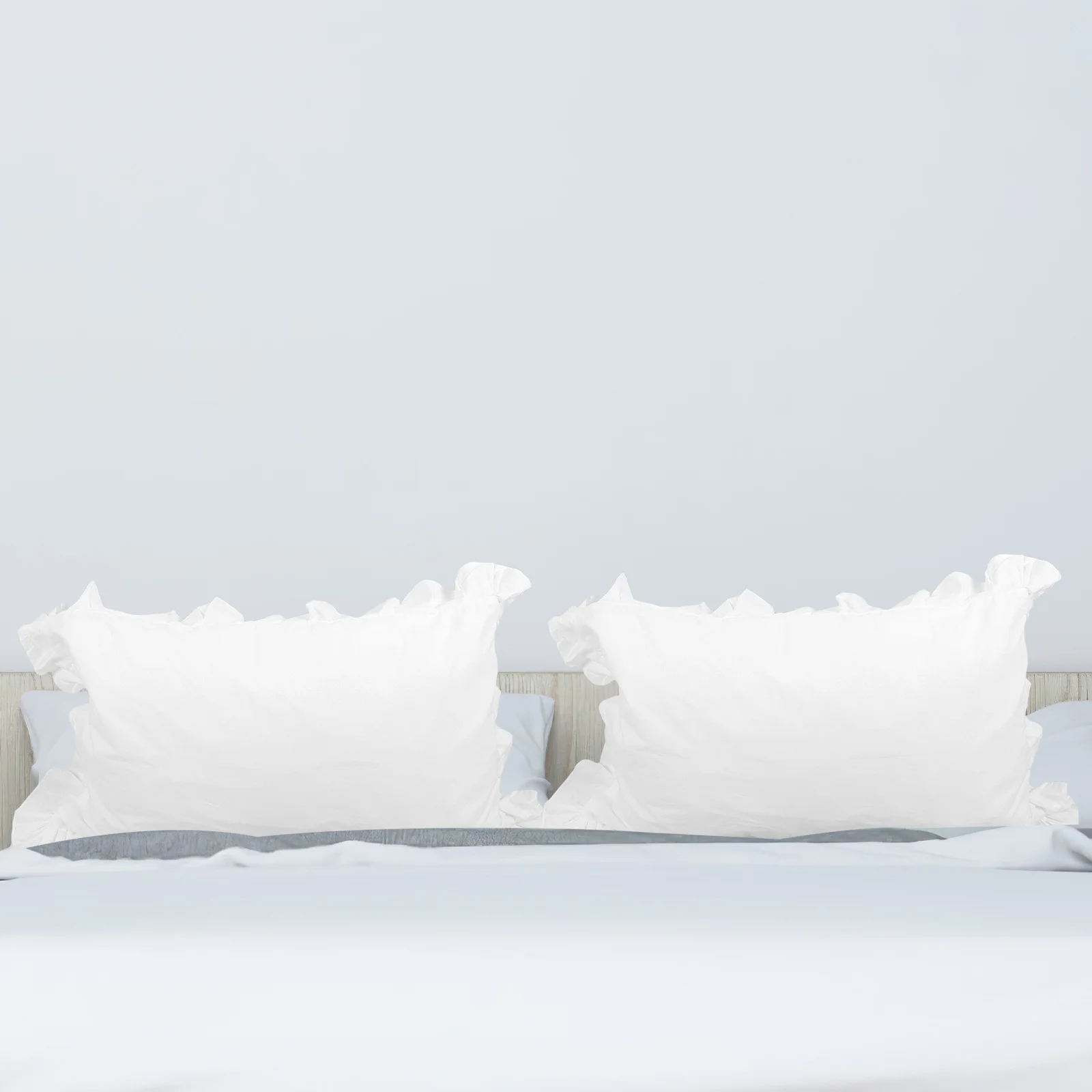 1Pair White Ruffled Pillowcase Cotton Bedding Pillow Cover Bedroom Decor Skin-Friendly Comfortable Pillow Protector
1Pair White Ruffled Pillowcase Cotton Bedding Pillow Cover Bedroom Decor Skin-Friendly Comfortable Pillow Protector