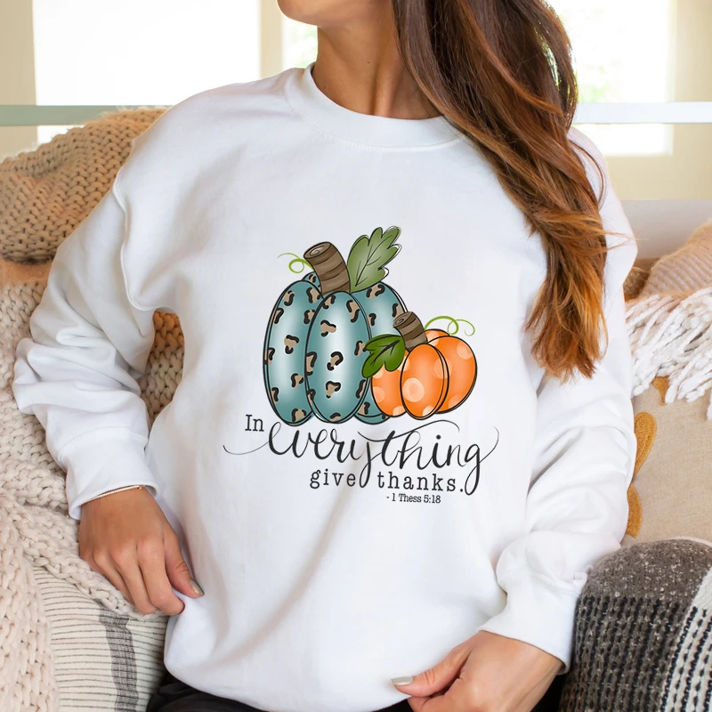 In Everything Give Thanks Print Women Hoodie Thanksgiving Leopard Pumpkins Sweatshirt Pumpkin Season Thanksgiving Gift Sweater
In Everything Give Thanks Print Women Hoodie Thanksgiving Leopard Pumpkins Sweatshirt Pumpkin Season Thanksgiving Gift Sweater