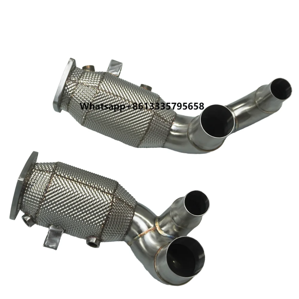 For Porsche 911.2 2016-2017 Exhaust Straight Header Downpipe with Heat Shield Tuning Exhaust System for 3.0T for Porsche 911
For Porsche 911.2 2016-2017 Exhaust Straight Header Downpipe with Heat Shield Tuning Exhaust System for 3.0T for Porsche 911