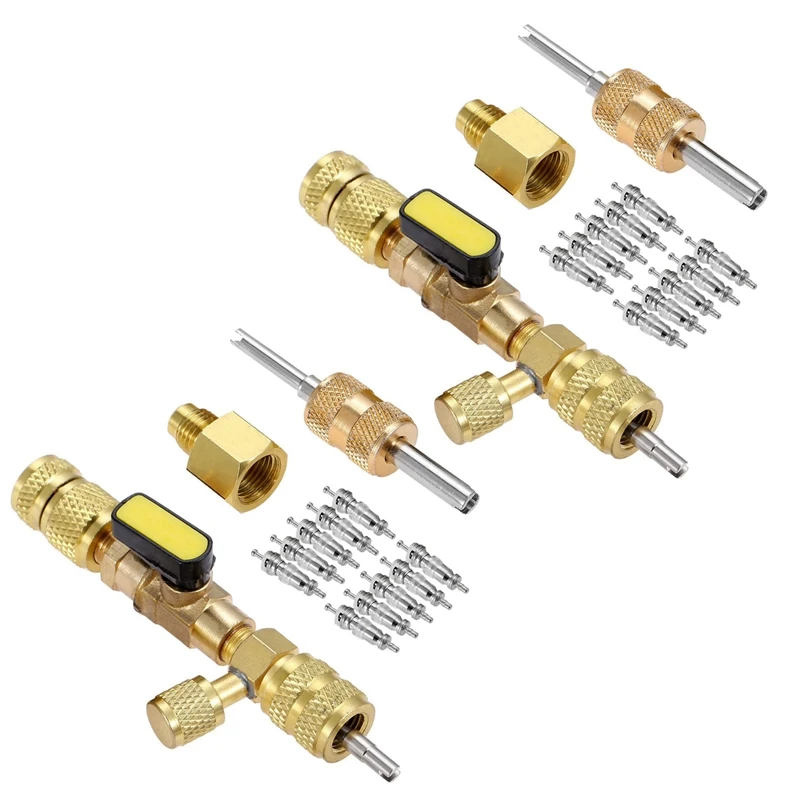 2X R410A R22 Valve Core Remover Installer Tool With Dual Size SAE 1/4 & 5/16 Port For R404A R407C R12 R32 HVAC System
2X R410A R22 Valve Core Remover Installer Tool With Dual Size SAE 1/4 & 5/16 Port For R404A R407C R12 R32 HVAC System