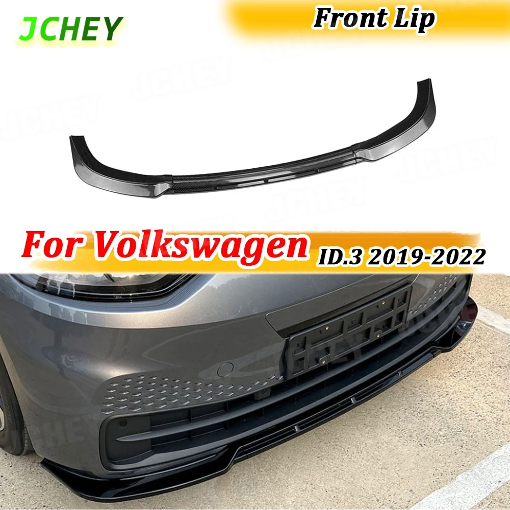 JCHEY ABS передний бампер, спойлер на подбородок для Volkswagen ID.3 2019-2022, защита бампера, удлинители, комплекты кузова, автомобильные аксессуары 
JCHEY ABS передний бампер, спойлер на подбородок для Volkswagen ID.3 2019-2022, защита бампера, удлинители, комплекты кузова, автомобильные аксессуары