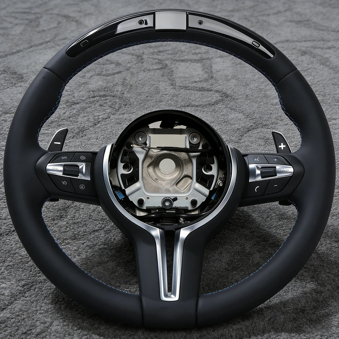 F10 F12 F15 F16 F20 F22 F25 F26 F30 F31 M2 F87 M3 F80 M4 F82 F33 F34 F85 F90 X5 F15 E70 LED Leather Steering Wheel For BMW E90
F10 F12 F15 F16 F20 F22 F25 F26 F30 F31 M2 F87 M3 F80 M4 F82 F33 F34 F85 F90 X5 F15 E70 LED Leather Steering Wheel For BMW E90
