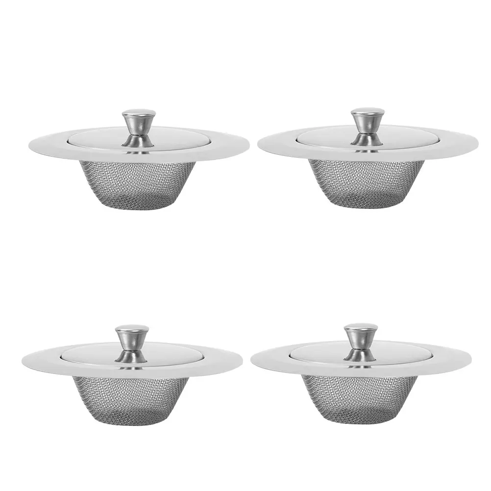 4pcs Stainless Steel Fine Mesh Filter Sink Strainer with Lid for Kitchen Basin Drain Anti Clogging High Quality Durable
4pcs Stainless Steel Fine Mesh Filter Sink Strainer with Lid for Kitchen Basin Drain Anti Clogging High Quality Durable