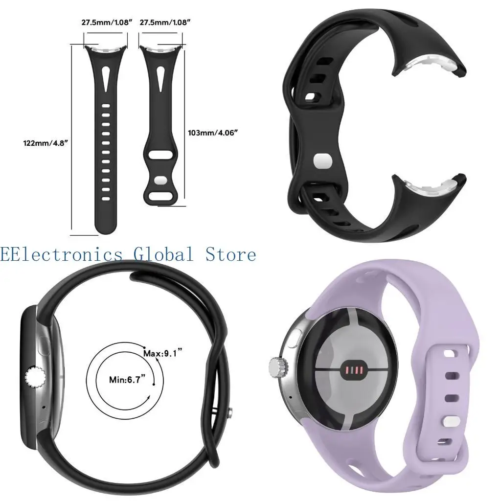 462B Sport Band Wristband for Pixel Watch 2 Soft Strap Belt Watch Adjustable Bracelet
462B Sport Band Wristband for Pixel Watch 2 Soft Strap Belt Watch Adjustable Bracelet