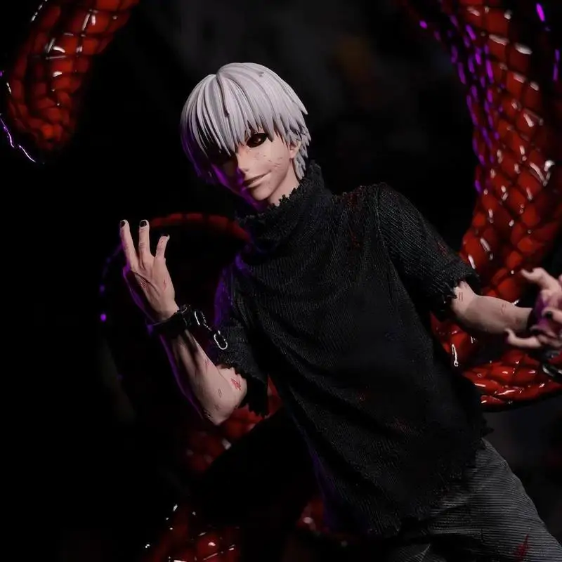 35CM Tokyo Ghoul Ken Kaneki Anime Figure Two Heads White Hair Four Kakuhan Statue Collectible Model Kit Anime Fans Toys Gift
35CM Tokyo Ghoul Ken Kaneki Anime Figure Two Heads White Hair Four Kakuhan Statue Collectible Model Kit Anime Fans Toys Gift