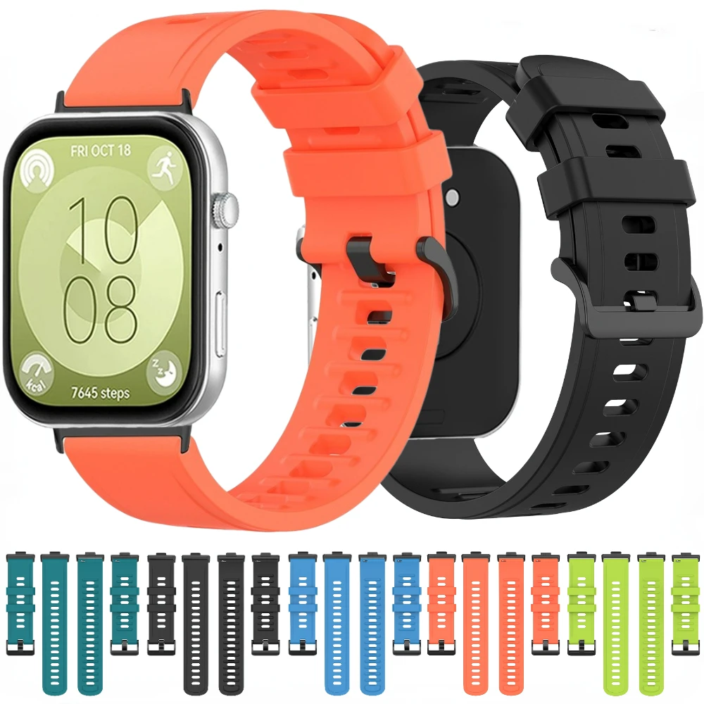 Silicone Strap for Huawei Watch Fit 3 Sport Bracelet Replaceable Wristband Belt for Huawei Watch Fit 3 Metal interface Watchband
Silicone Strap for Huawei Watch Fit 3 Sport Bracelet Replaceable Wristband Belt for Huawei Watch Fit 3 Metal interface Watchband
