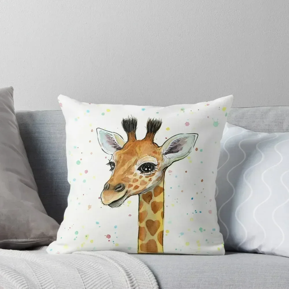 Baby Giraffe with Hearts Watercolor Animal Throw Pillow christmas supplies Room decorating items Sofa Decorative Covers pillow
Baby Giraffe with Hearts Watercolor Animal Throw Pillow christmas supplies Room decorating items Sofa Decorative Covers pillow